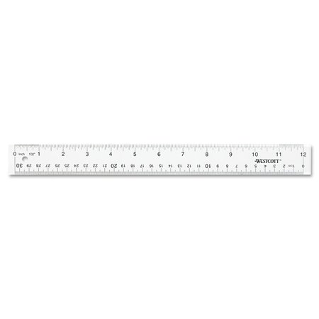 Westcott Ruler, Acrylic, 12", Metric 10562